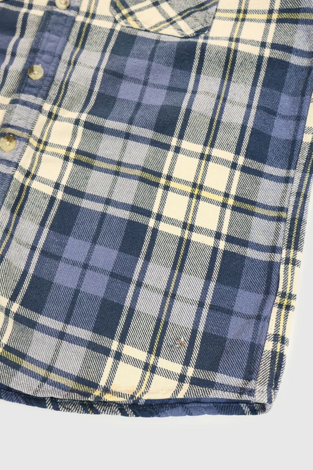 Vintage Plaid Cut Off Short Sleeve Shirt #3
