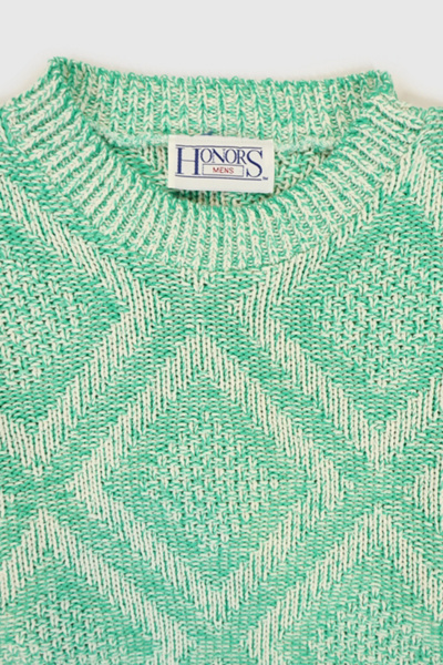 Vintage Mint Green Knit Sweater