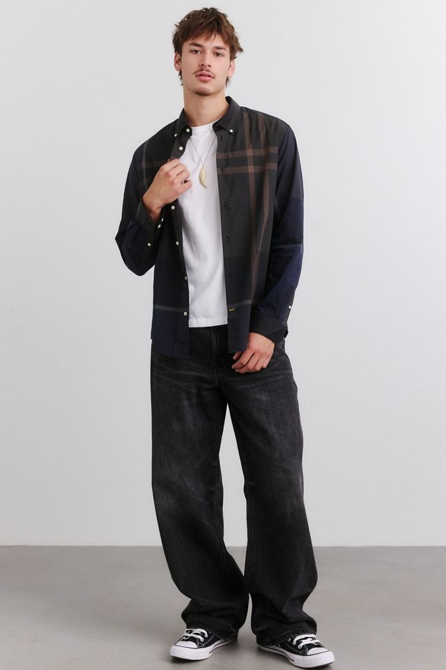 Barbour Tartan Oversized Long Sleeve Shirt #1