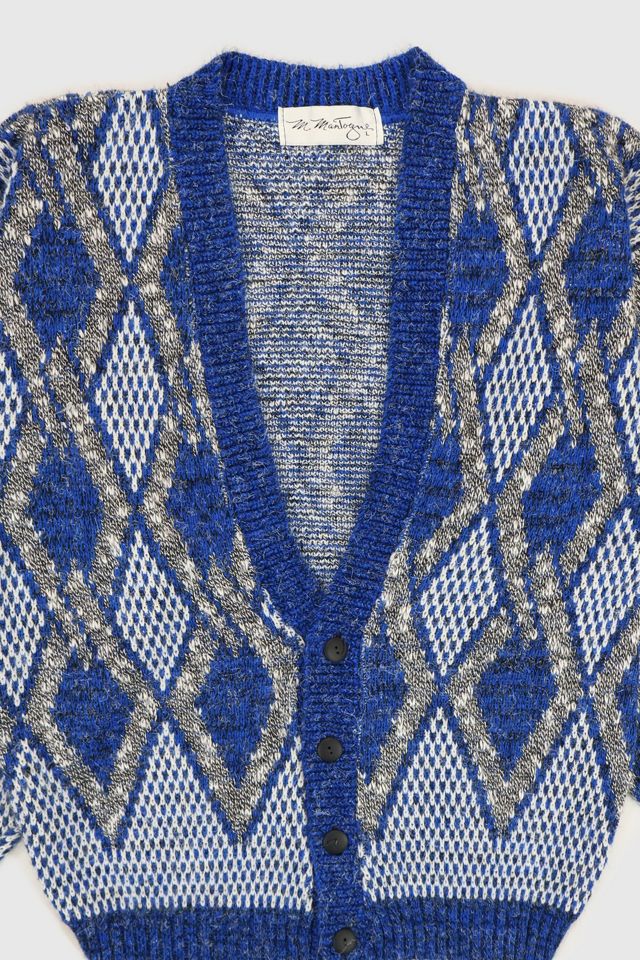 Vintage Argyle Pattern Cardigan #3