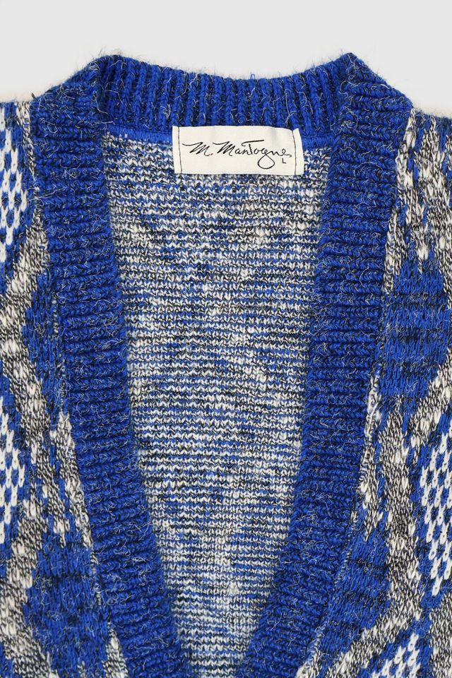 Vintage Argyle Pattern Cardigan #4
