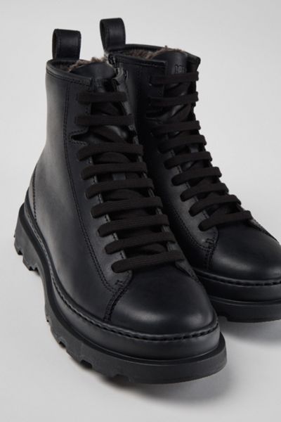 Camper Brutus+ Leather Ankle Boots