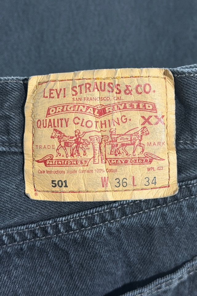 Vintage 1990's Levi’s® 501 Faded Straight Leg Jeans #2