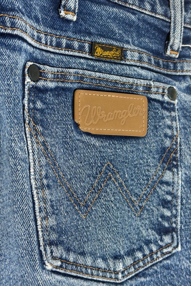 Vintage 2000's Wrangler Faded & Patched Bootcut Jeans #2