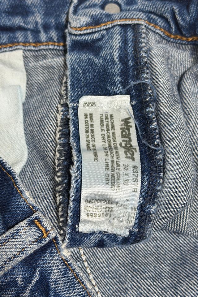Vintage 2000's Wrangler Faded & Patched Bootcut Jeans #3