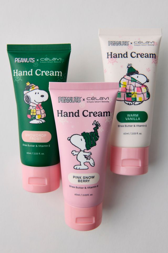 Célavi X Peanuts Limited Edition Hand Cream Trio Tin Gift Set #1