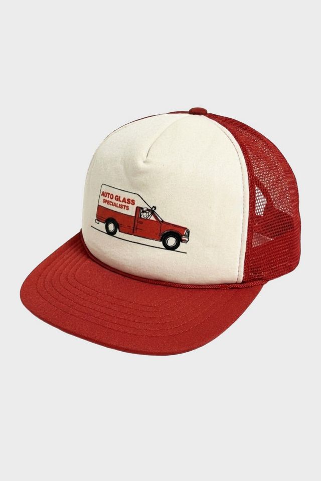 Vintage 1980's Auto Glass Trucker Hat #1