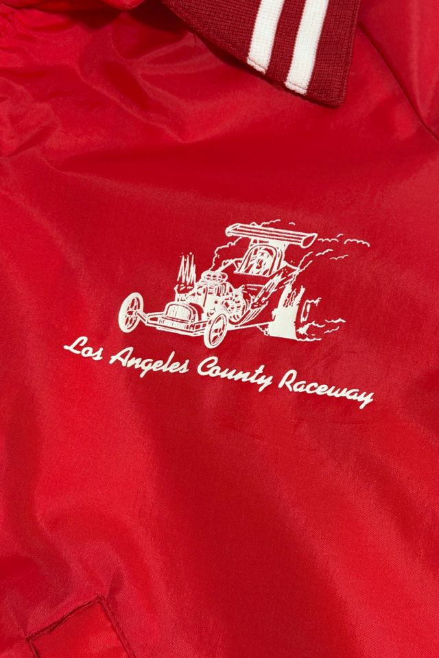 Vintage 1980's LA County Raceway Baseball Jacket #4
