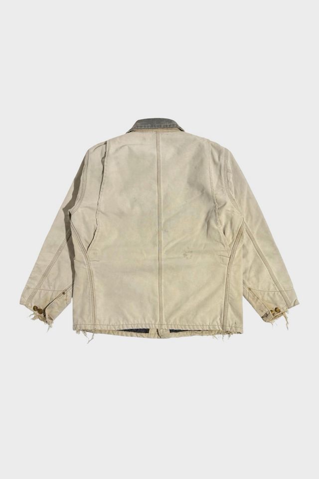 Vintage 1990's Carhartt Thrashed & Faded Barn Jacket #1