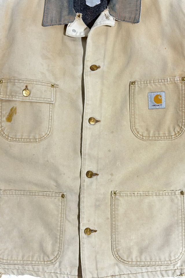 Vintage 1990's Carhartt Thrashed & Faded Barn Jacket #2