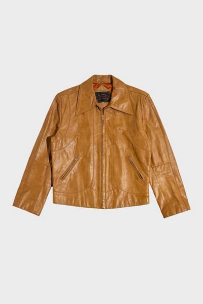 Vintage 1970's Casablanca Cropped Leather Jacket