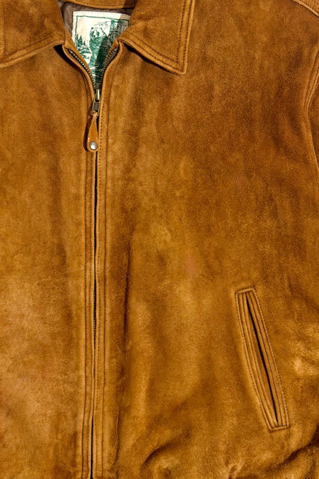 Vintage 1980's Suede Bomber Jacket #1
