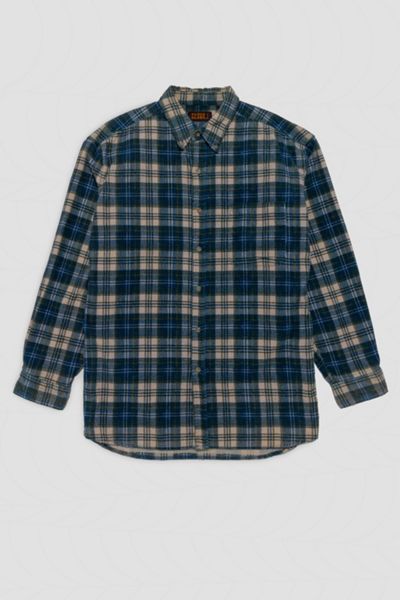 Vintage Corduroy Plaid Flannel Shirt