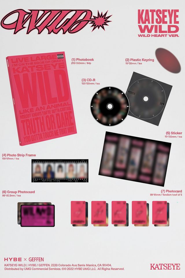 Katseye - Wild [Wild Heart Ver.] CD #1