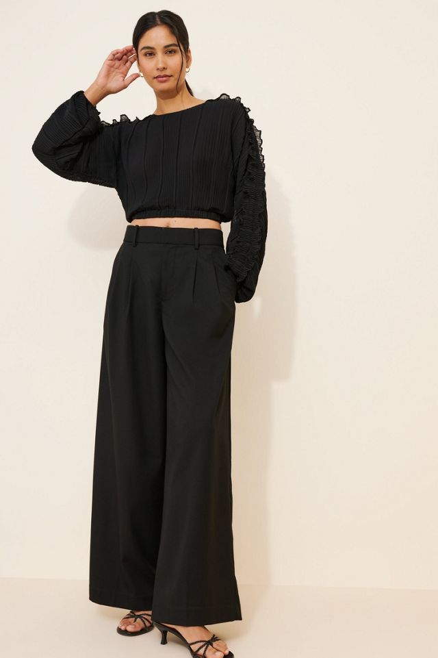 Endless Rose Plisse Long Sleeve Blouse #3