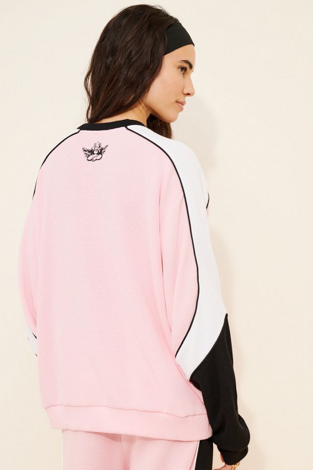 NUULY X BOYS LIE I'm Just A Girl Paneled Sweatshirt #1