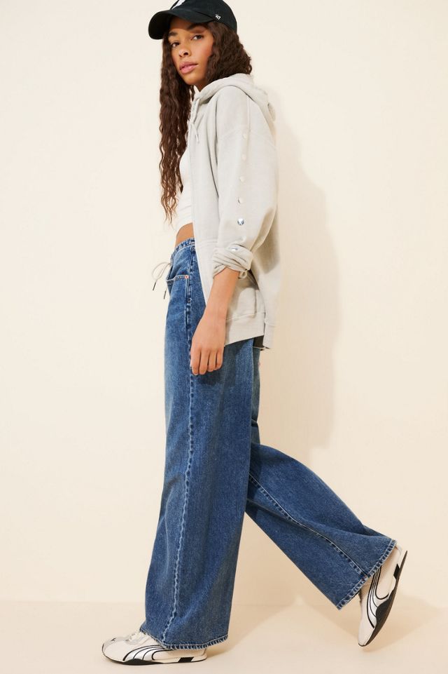 Daze Denim Madison Mid Rise Wide Leg Jeans #2