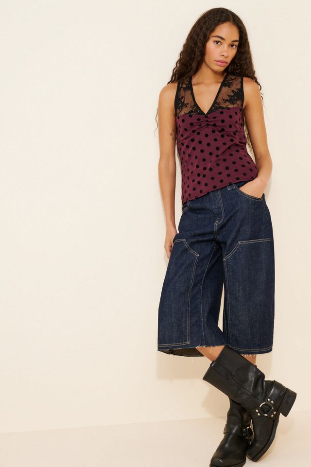 Motel Kasia Mixed Media Top #3