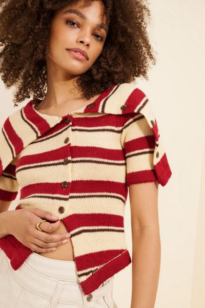 Zemeta Berry Butter Knit Cardigan