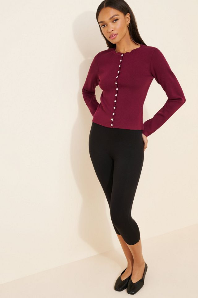 Endless Rose Scalloped Accent Cardigan #2