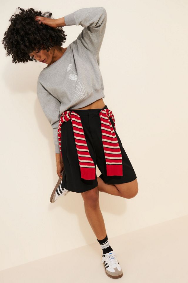 Cubic Embroidered Crew Neck Sweatshirt #2