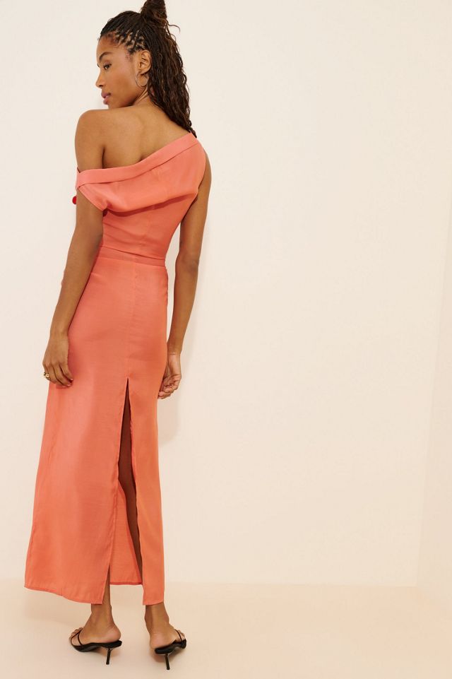 Lioness Off-The-Shoulder Crepe Maxi Dress #1