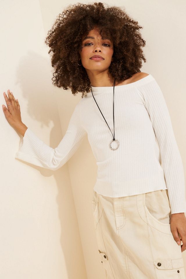 Sunday Ritual Heather Off-The-Shoulder Top #2
