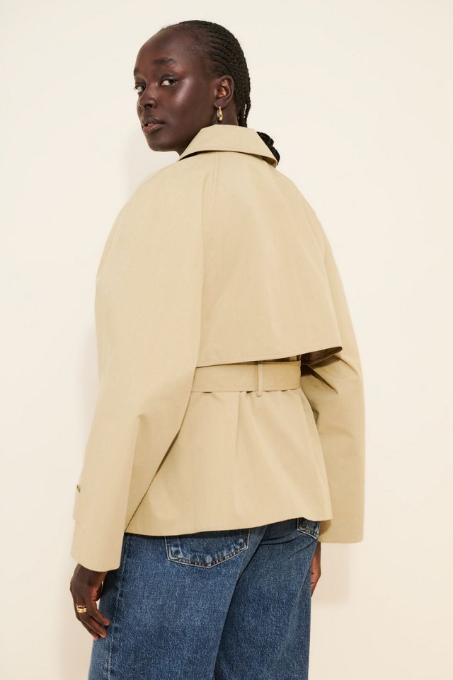Cubic Cubic Cropped Trench Coat #1