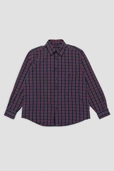 Vintage Plaid Button Down Shirt