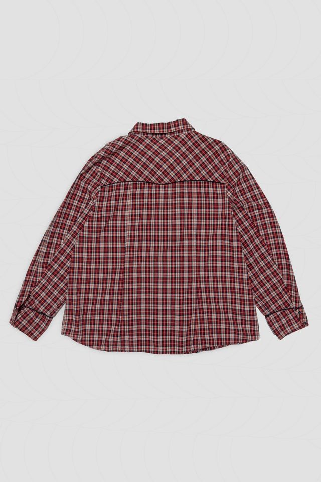 Vintage Plaid Button Down Shirt #1
