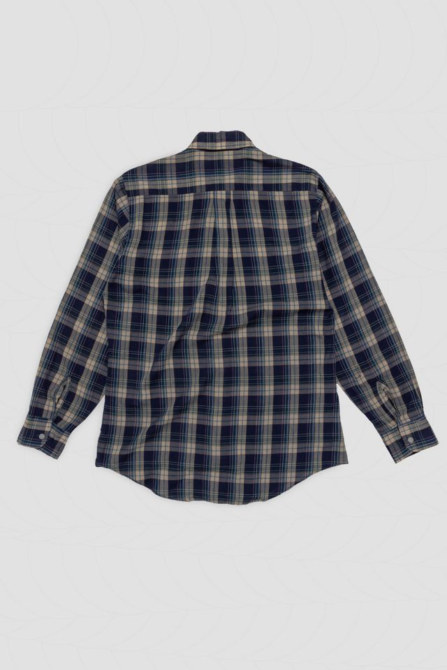 Vintage Plaid Button Down Shirt #1