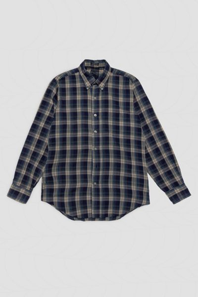 Vintage Plaid Button Down Shirt