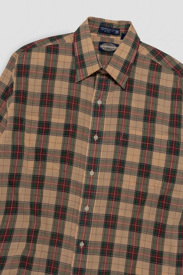 Vintage Plaid Button Down Shirt #2