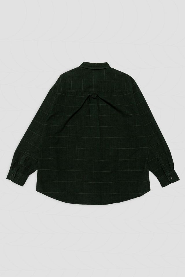 Vintage Corduroy Plaid Button Down Shirt #1