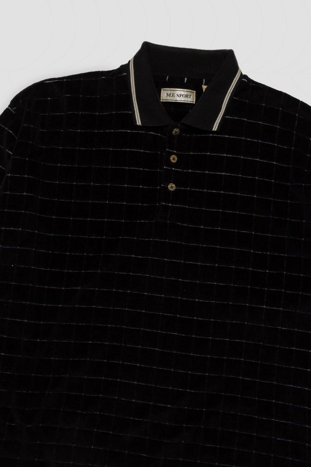 Vintage Velvet Collared Long Sleeve Shirt #2