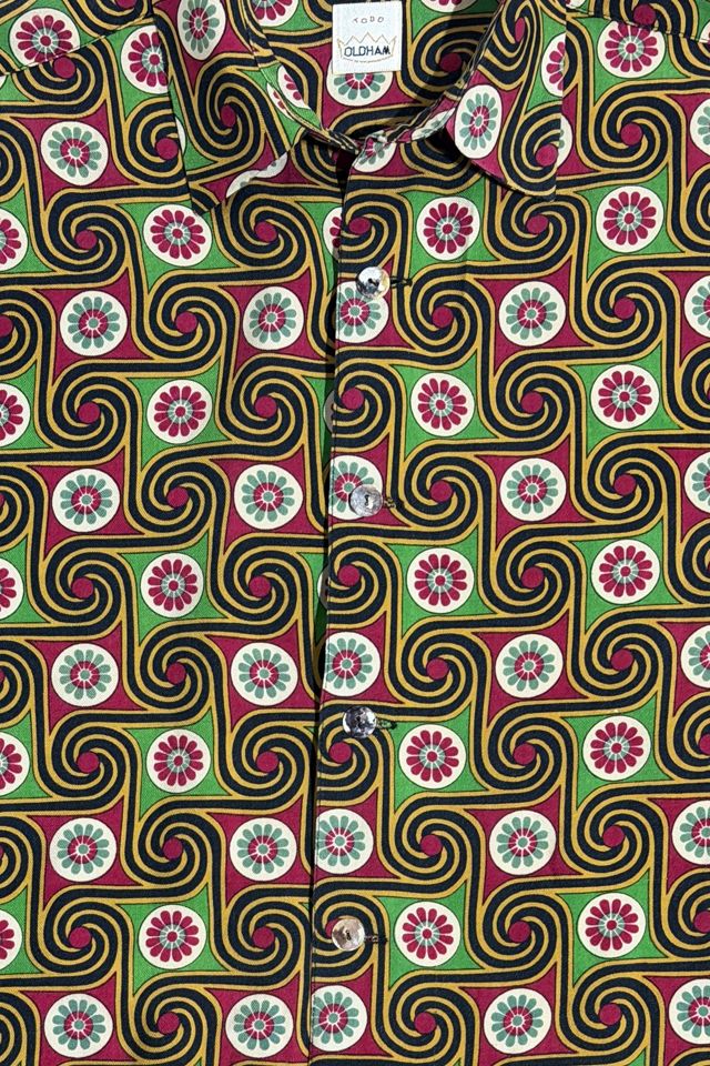 Vintage 1990's Psychedelic Print Oversized Shirt #1