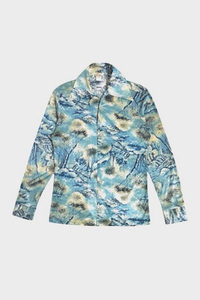 Vintage 1970's Forest Print Shirt