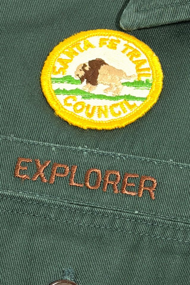 Vintage 1950's Patched Explorer Forest Camping Shirt #1