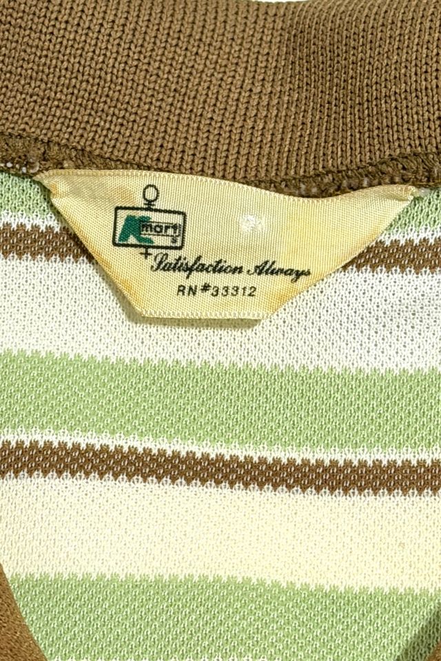 Vintage 1960's Cropped Striped Shirt #1