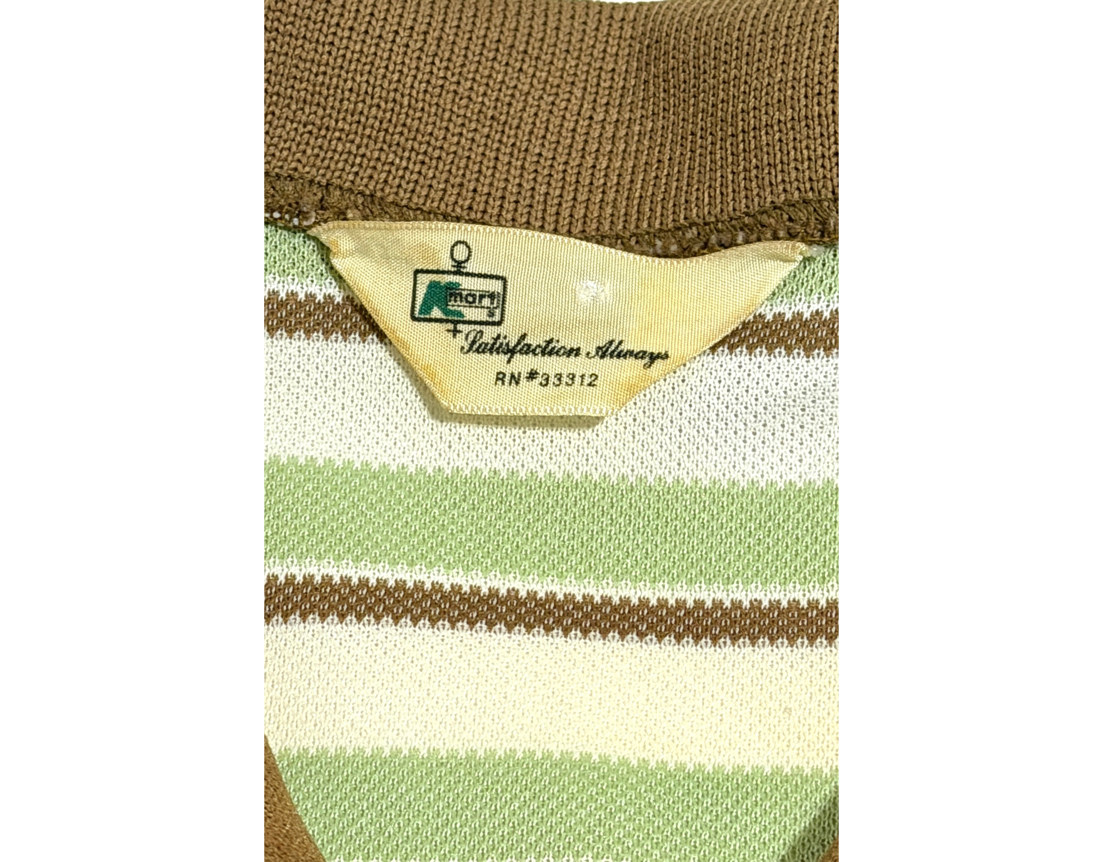 Vintage 1960's Cropped Striped Shirt