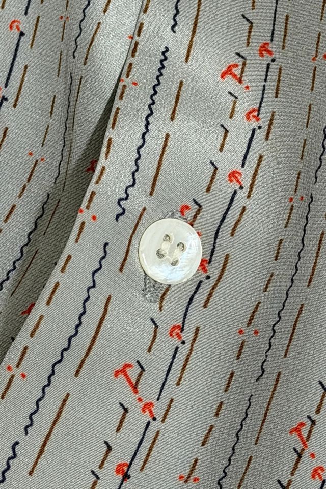 Vintage 1960's Horse Printed Stripe Shirt #1