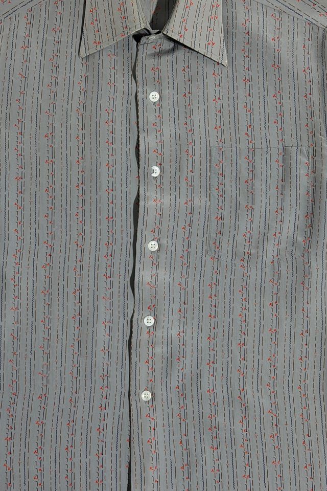 Vintage 1960's Horse Printed Stripe Shirt #2