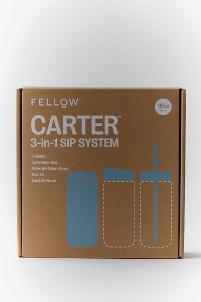 Fellow Carter Move 16 oz 3-In-1 Sip System Insulated Travel Mug & Lid Set