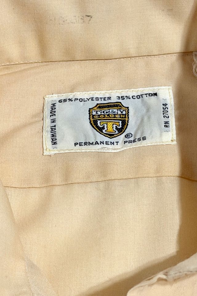 Vintage 1960's Golden T Cropped Shirt #1