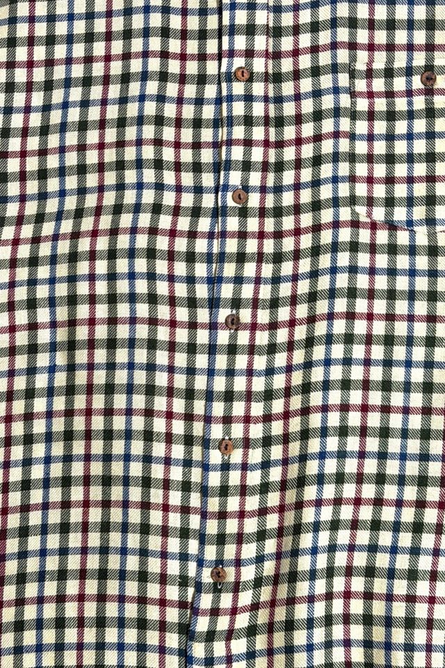 Vintage 1980's Plaid Shirt #1