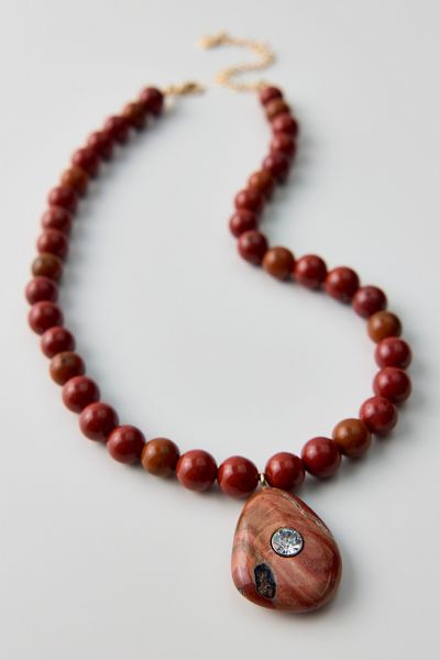 BaubleBar Jamie Semi-Precious Beaded Necklace