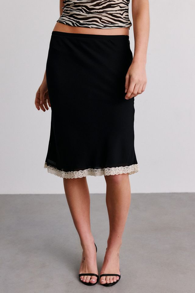Lioness Shoreline Low-Rise Slip Midi Skirt #2