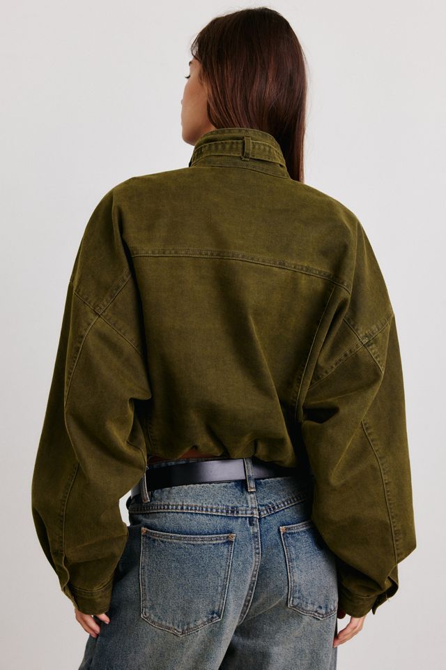 Veste utilitaire Rinata à col entonnoir avec ceinture Lioness #3