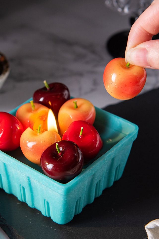 Southlake Gifts Cherry Basket Candle #1