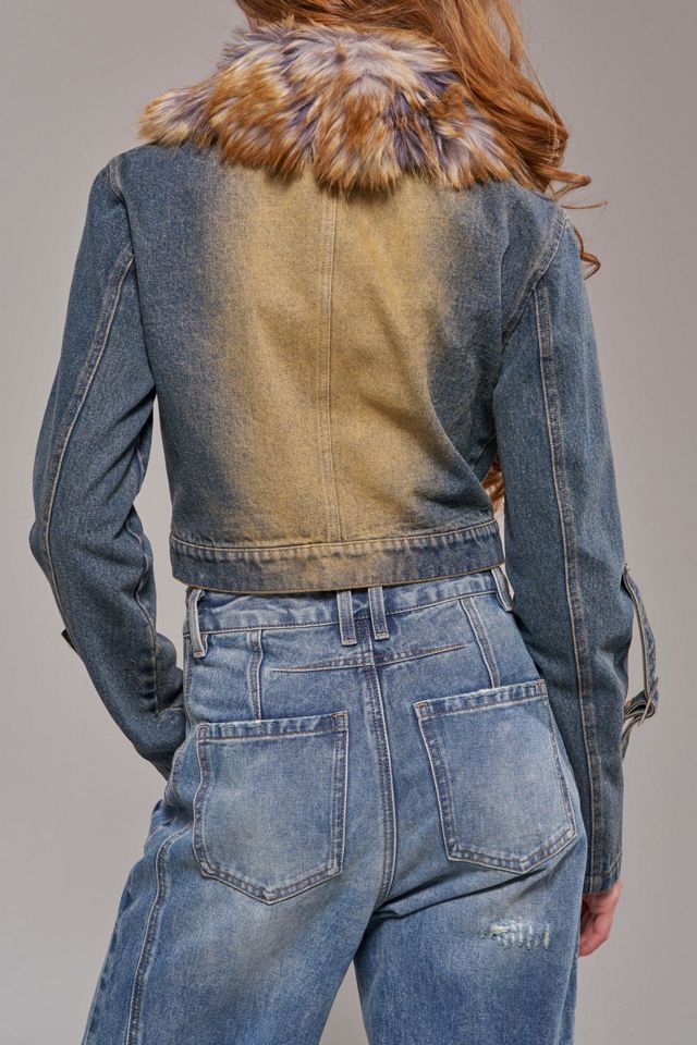 Azalea Wang Coralyn Denim Jacket #2